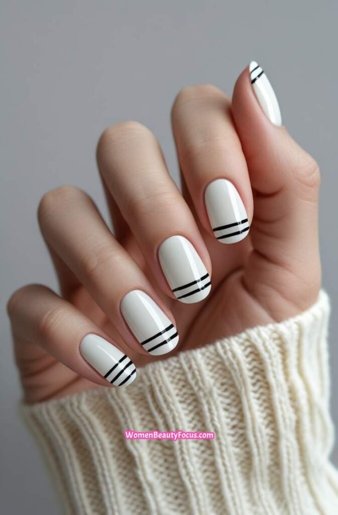 4. Simple Black and White Lines