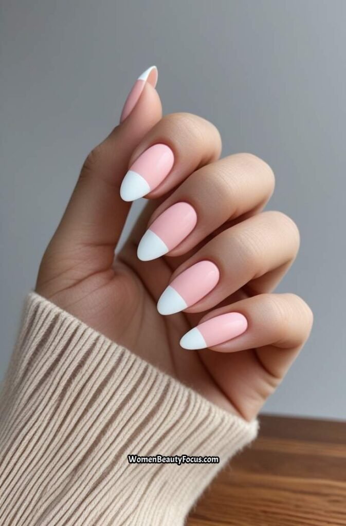 7. Minimalist White Tips